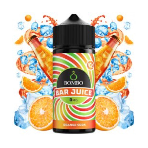 Orange Soda Ice 100ml Bar Juice Bombo