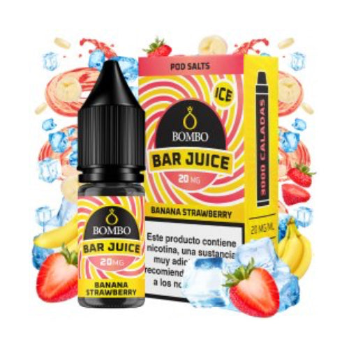 Banana Strawberry Ice 10ml Bar Juice Bombo